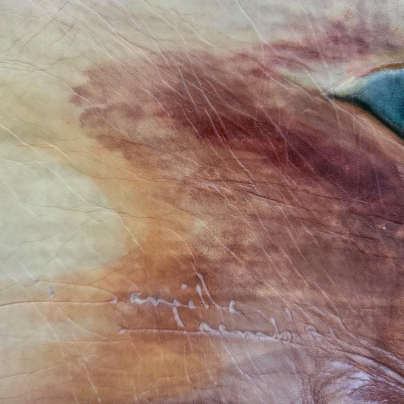 Handmade Leather Art Purse & Wallet - Picture 2 of 16